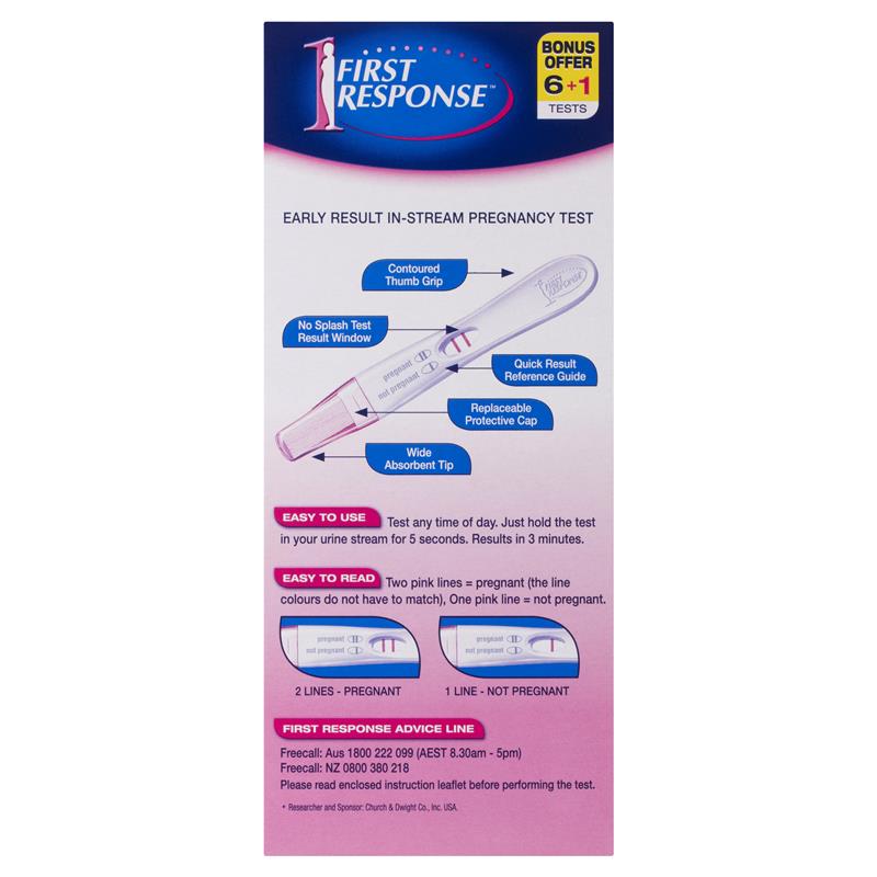 First Response Instream 7 Pregnancy Tests - GimmeNow