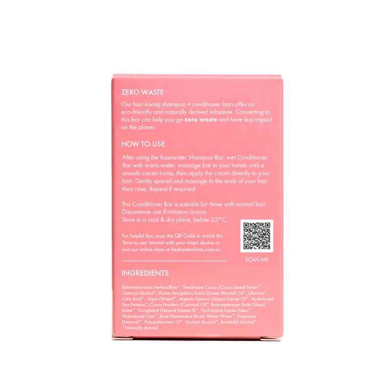Freshwater Farm Australia Rosewater Cleansing Conditioner Bar 70g