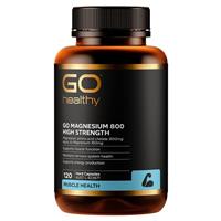 GO Healthy Magnesium 800 High Strength 120 Hard Capsules - GimmeNow