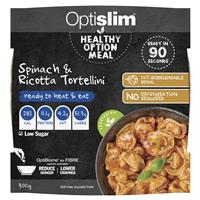 Optislim Healthy Option Meal Spinach & Ricotta Tortellini 300g NEW - GimmeNow