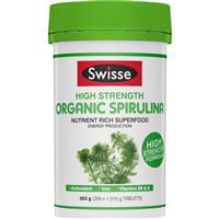 Swisse Organic Spirulina 1000mg 200 Tablets - GimmeNow