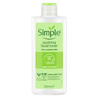 Simple Kind To Skin Facial Toner Soothing 200ml