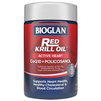 Bioglan Red Krill Oil Active Heart 60 Capsules - GimmeNow