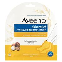 Aveeno Skin Relief Moisturising Fragrance Free Foot Mask 1 Pair - GimmeNow
