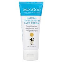 MooGoo Natural Tinted SPF40 Face Cream 50g