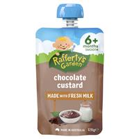 Raffertys Garden 6+ Months Chocolate Custard 120g - GimmeNow