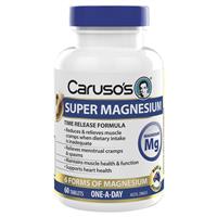 Carusos Super Magnesium 60 Tablets