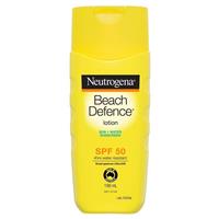 Neutrogena Beach Defence Sun + Water Sunscreen Lotion SPF 50 198mL