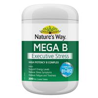 Nature's Way Mega B Executive Stress 200 Tablets - GimmeNow
