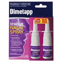 Dimetapp 12 Hour Nasal Spray 20ml Twin Pack Exclusive - GimmeNow