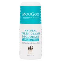 MooGoo Natural Fresh Cream Deodorant Lemon Myrtle 60ml - GimmeNow
