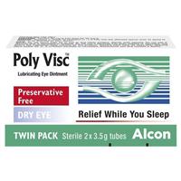 Polyvisc Eye Ointment Tubes 2 x 3.5g - GimmeNow