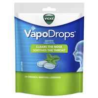 Vicks VapoDrops Original Menthol Lozenges 24 Pack