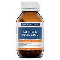 Ethical Nutrients Extra C Plus Zinc 60 Tablets - GimmeNow