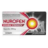 Nurofen Double Strength Pain and Inflammation Relief Tablets 400mg Ibuprofen 12 pack