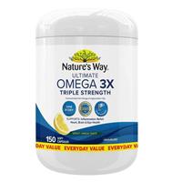 Nature's Way Ultimate Omega 3x Triple Strength 150 Capsules - GimmeNow