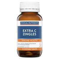 Ethical Nutrients Extra C Zingles Orange 50 Tablets - GimmeNow