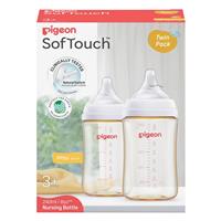 Pigeon SofTouch Bottle PPSU 240ml Twin Pack