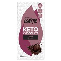 Melrose Ignite Keto Chocolate Rich Dark 100g - GimmeNow