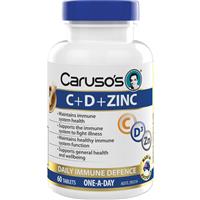 Carusos C + D + ZINC 60 Tablets - GimmeNow