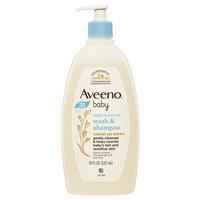 Aveeno Baby Daily Moisture Lightly Scented Wash & Shampoo 532mL
