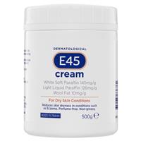 E45 Moisturising Cream for Dry Skin & Eczema 500g - GimmeNow