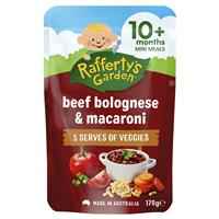 Raffertys Garden 10+ Months Bolognese with Macaroni 170g