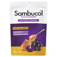 Sambucol Soothing Manuka Honey 16 Lozenges - GimmeNow