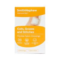 Primapore Flexible Fabric Dressing 7.2cm x 5cm 5 Pack - GimmeNow
