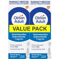 Otrivin Adult Nasal Spray Twin Pack - GimmeNow