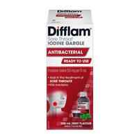 Difflam Plus Ready To Use Sore Throat Gargle Mint 200ml