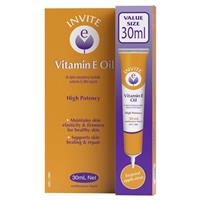 Invite E Vitamin E Pure Oil 30ml - GimmeNow