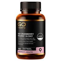 GO Healthy Cranberry 60000 1-A-DAY 60 Hard Capsules - GimmeNow