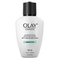 Olay Complete UV Protection Moisturiser Lotion Sensitive SPF15 150mL - GimmeNow