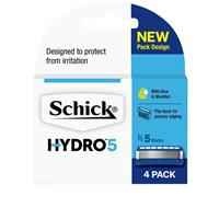 Schick Hydro 5 Mens Refill Razor Blades 4pk