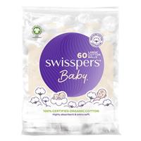 Swisspers Baby Organic Cotton Large Balls 60 - GimmeNow