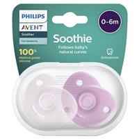 Avent Soothie 0-6 Months Pink 2 Pack