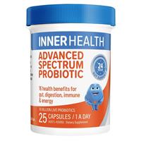 Inner Health Advanced Spectrum Probiotic 25 Capsules - GimmeNow