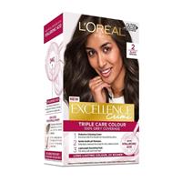L'Oreal Excellence Creme 2 Black Brown Hair Colour