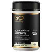 Go Healthy Mussel NZ Green Lipped 19000mg 100 Hard Capsule Exclusive Size