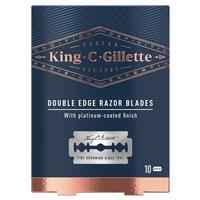 King C Gillette Double Edge Safety Razor Blades 10 Pack
