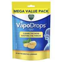 Vicks VapoDrops Butter Menthol 42 Lozenges