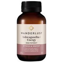Wanderlust Ashwagandha + Energy 60 Capsules - GimmeNow