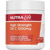 Nutra-Life High Strength Vitamin C 1200mg 150 Tablets - GimmeNow