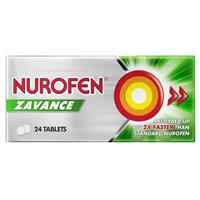 Nurofen Zavance Fast Pain Relief Tablets 200mg Ibuprofen 24 Pack