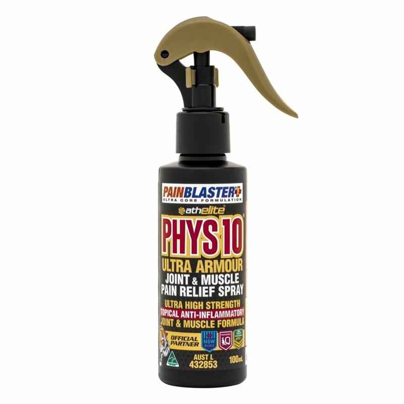Athelite Powered By Pain Blaster PHYS10 Joint and Muscle Pain Relief Spray 100ml