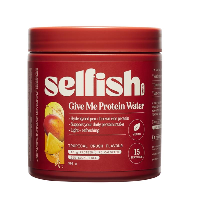 Selfish Give Me Protein Water Tropical Crush Flavour 300g - GimmeNow