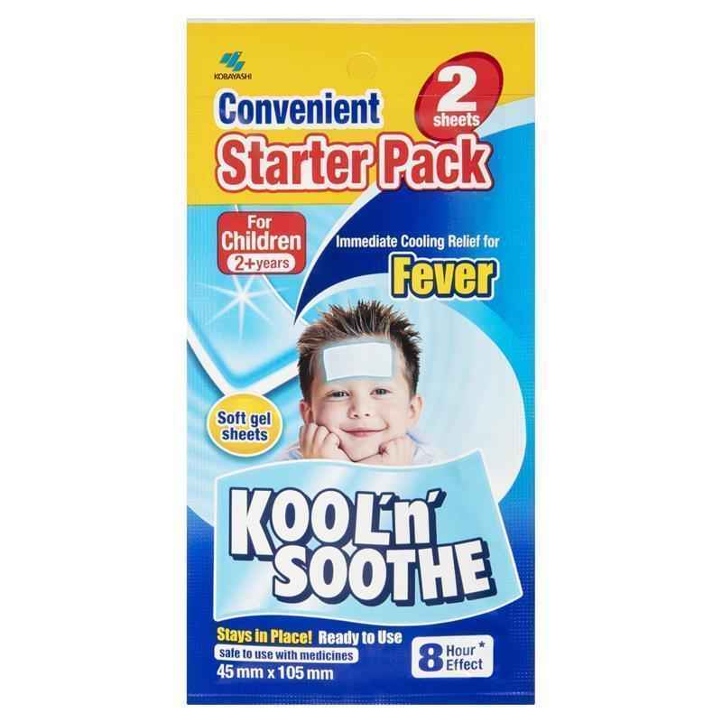 Kool n Soothe Kids Fever Relief 2 Sheets