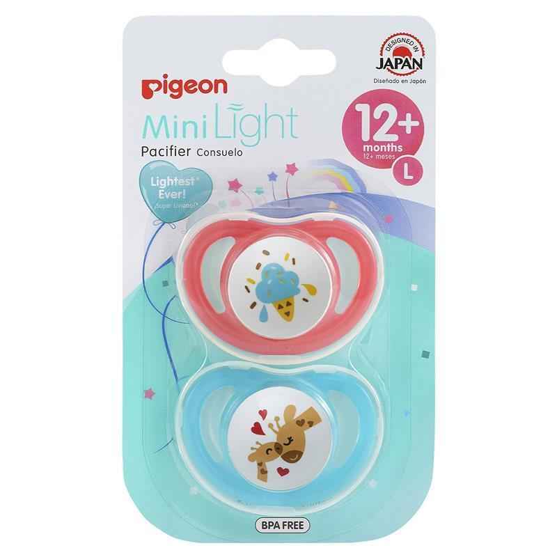 Pigeon Minilight Pacifier Twin Pack L
