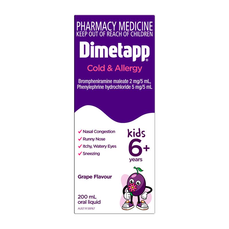 Dimetapp Cold and Allergy 200mL
